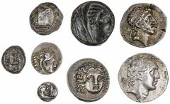Ancients - Greek Silver The 'Kyrios' Collection | A Selection of Greek Coins from Kroisos to the Battle of Corinth (8): i) Lydia, time of Kroisos (c. 561-546 BC), AR Twelfth-Stater, Sardis, foreparts 
