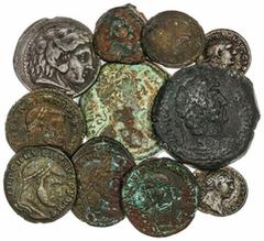 Roman Empire A Greek and Roman Selection (11): i) Ptolemaic Kingdom of Egypt, Ptolemy I Soter (367-282 BC), AR Tetradrachm, Memphis or Alexandria, head of Herakles right clad in Lion skin, rev. ALEXAN