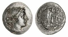 THE ESTAFEFETTE NO. 21" COLLECTION OF ANCIENT COINS" NGC Ch AU | Ionia, Magnesia ad Maeandrum, AR Tetradrachm, reduced Attic standard, Herognetos, son of Zopyrion, magistrate, struck c. 140-150 BC, di