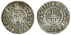 THE ISLADULCIE COLLECTION OF MEDIEVAL SILVER COINS John 'Lacklands' (1199-1216), 'Short Cross' Penny, 1207-1210, Class 5c, Bury St Edmunds, Fulke, + hENRICVS R | EX, bust facing crowned with sceptre, 