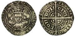 THE ISLADULCIE COLLECTION OF MEDIEVAL SILVER COINS Edward III (1327-1377), Post-Treaty Period, Groat, 1369-1377, London, crowned bust facing, in double tressure of nine arches, fleurs on cusps, rev. x