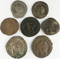 Roman Empire, A Selection of Third-Century Bronze and Billion (7): i) Provincial, Gordian III, (AD 238-244) BI Tetradrachm, Alexandria, Egypt, RY 7/AD243-4, A K M AIT GORDIANOS PI laureate bust of Gor