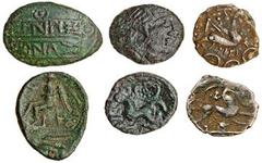 Celtic, uninscribed coinage (2), Iceni, silver unit, 1.21g, boar left, three large pellet rings above, rev. horse right, star below (Mack 408; BMC 3455-72; Rudd ABC 1579; S.431), nearly very fine, Dub