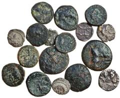 Miscellaneous Cilicia and Cyprus, Uncertain Cilician mint (4th cent BC), AR Obol, 0.67g, three-quarters facing head female head, rev. facing head of Bes (SNG Levante 233), obverse off centre, very fin