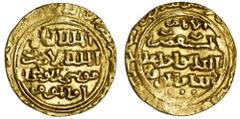 Islamic Coins Bahri Mamluk, Aybak (1250-57), AV Dinar, 4.06g, in the name of Ayyubid king al-Ashraf Musa, al-Qahira, date not legible (AH649-51), different obverse legend arrangement (cf. Balog 3-4; A