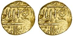 Islamic Coins Burji Mamluk, al-Musta'in 'Abbasi (1412), AV Bunduqi / Ducat, 3.39g, Dimashq, (AH815) (Balog 672; A.984.2), superficial flan damage both sides, very fine, rare.