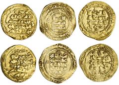 Islamic Coins Ghaznavid, Mawdud (1041-48), AV Dinar, 4.77g, Ghazna, AH436, 'Abd al-Rashid (1049-52), AV Dinar, 3.79g, Ghazna, AH440, Ibrahim (1059-99), AV Dinar, 4.30g, mint and date missing (A.1625, 
