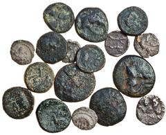 Ancient Miscellaneous Cilicia and Cyprus, Uncertain Cilician mint (4th cent BC), AR Obol, 0.67g, three-quarters facing head female head, rev. facing head of Bes (SNG Levante 233), obverse off centre, 