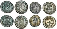 Ancient Coins Julian II (AD 360-363), AR Siliqua, Lugdunum, pearl-diademed, draped and cuirassed bust right, rev. VOTIS / V / MVLTIS / X in wreath, LVG in exergue (RIC 218; RSC 163†a), minor crack in 