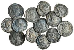 The East Harptree Hoard of 4th Century Silver Coins Valentinian I (AD 364-375), AR Siliqua, 1.84g, Arles (4), 364-367, pearl-diademed, draped and cuirassed bust right, d n valentini-anvs p f avg, rev.