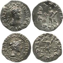 Indo-Greek, Zoilos (c.130-120 B.C.), AR Drachm, 2.34g., diademed bust of king right, Greek legend around, rev. laureate Herakles, standing facing, holding wreath left, and club and lion skin right, mo