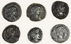 Ancient Coins-Roman Silver Late Roman Siliquae (6), of Julian II (AD 360-363), as Caesar, Arles, bare-headed, draped and cuirassed bust right, rev. votis v mvltis x within wreath, tcon in exergue (RIC