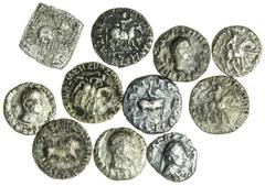 Ancient Coins Indo-Scythian & Indo-Greek (c. 1st century BC - 1st century AD), assorted Drachms (184), including issues of Azes, Hermaios, and their contemporaries, some with hoard staining or water d