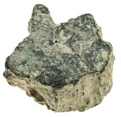 Ancient Coins Uncertain Central Italy (6th to 4th centuries BC), Æ Aes rude lump, 227.17g, 518mm, as cast, earthy grey-green patina.