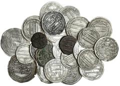 Islamic Coins Islamic, early period, miscellanous Dirhams (22), AE Fulus (3), including: Umayyad, Dirhams (11), Wasit (10), AH95, 105, 106, 118, 121, 123 (2), 124, 125, 126, Basra, AH81, Spanish Umayy