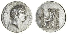 Greek Coins Seleucids of Syria, Demetrios I Soter (162-150 BC), AR Tetradrachm, 16.51g, Antioch on-the-Orontes, circa 162-155/54 BC, diademed head of Demetrios I to right, laurel wreath, rev. baie hmh