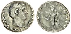 Roman Coins Otho (AD 69), AR Denarius, 3.24g, Rome, bare head right, rev. Pax standing left, holding olive branch and caduceus (RSC 3; RIC I, 4), lightly toned, very fine/almost very fine.