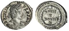 The Hanlon Collection of Ancient Greek, Roman and Byzantine Coins The Hanlon Collection | Roman Empire, Julian II, 360-61, AR Siliqua, Diademed, draped and cuirassed bust right, rev VOTIS V MVLTIS X i