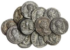 The Roman Empire Roman Imperial, Severan Dynasty, Denarii (14), Septimius Severus, 193-211AD, (RIC.277 ; C.296); Septimius Severus, 193-211AD, (RIC.120c); Caracalla, 198-217AD, (RIC.54b ; RSC 175); Ca