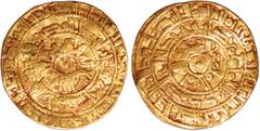 ISLAMIC COINS Fatimid, Abu Tamim al-Mu'izz li-din Allah, gold dinar, AH 364 (974-975), Misr, 3 concentric circular legends both sides, wt. 4.16gms (A.697.1), good fine