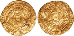 ISLAMIC COINS Fatimid, Abu Tamim al-Mu'izz li-din Allah, gold dinar, AH 365 (975), al-Mahdiya, 3 concentric circular legends both sides, wt. 4.18gms (A.697.1), about very fine