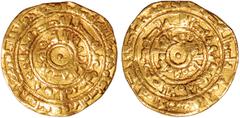ISLAMIC COINS Fatimid, Abu Tamim al-Mu'izz li-din Allah, gold dinar, AH 355 (966-967), al-Mansuriya, 3 concentric circular legends both sides, wt. 3.91gms (A.697.1), clipped, about very fine