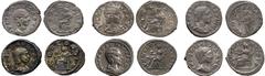 Ancient Coins, Roman Imperial. Julia Paula (wife of Elagabalus), denarii (4), IVLIA PAVLA AVG, dr. bust r. rev. CONCORDIA, Concordia seated l., holding patera, in field l., star (RIC.211 (3)); similar