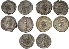 Ancient Coins, Roman Imperial. Trajan Decius (AD 249-251), antoninianus, IMP C M Q TRAIANVS DECIVS AVG, rad. dr. and cuirassed bust r., rev. PANNONIAE, two Pannoniae, veiled, stg. half l., but looking