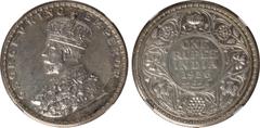 Indian Coins India, George V, proof rupee, 1936C, GEORGE V KING EMPEROR, crowned head l., rev. value, country, and date, all within border of scrolling foliage (SW.8.60), certified and graded by NGC a