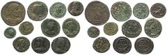 Ancient Coins Roman Imperial Coinage (11): Constantius Gallus, cententionalis, FEL TEMP REPARATIO; half cententionalis, FEL TEMP REPARATIO; Julian, AE3, FEL TEMP REPARATIO; Julian II, AE3, VOT X MVLT 